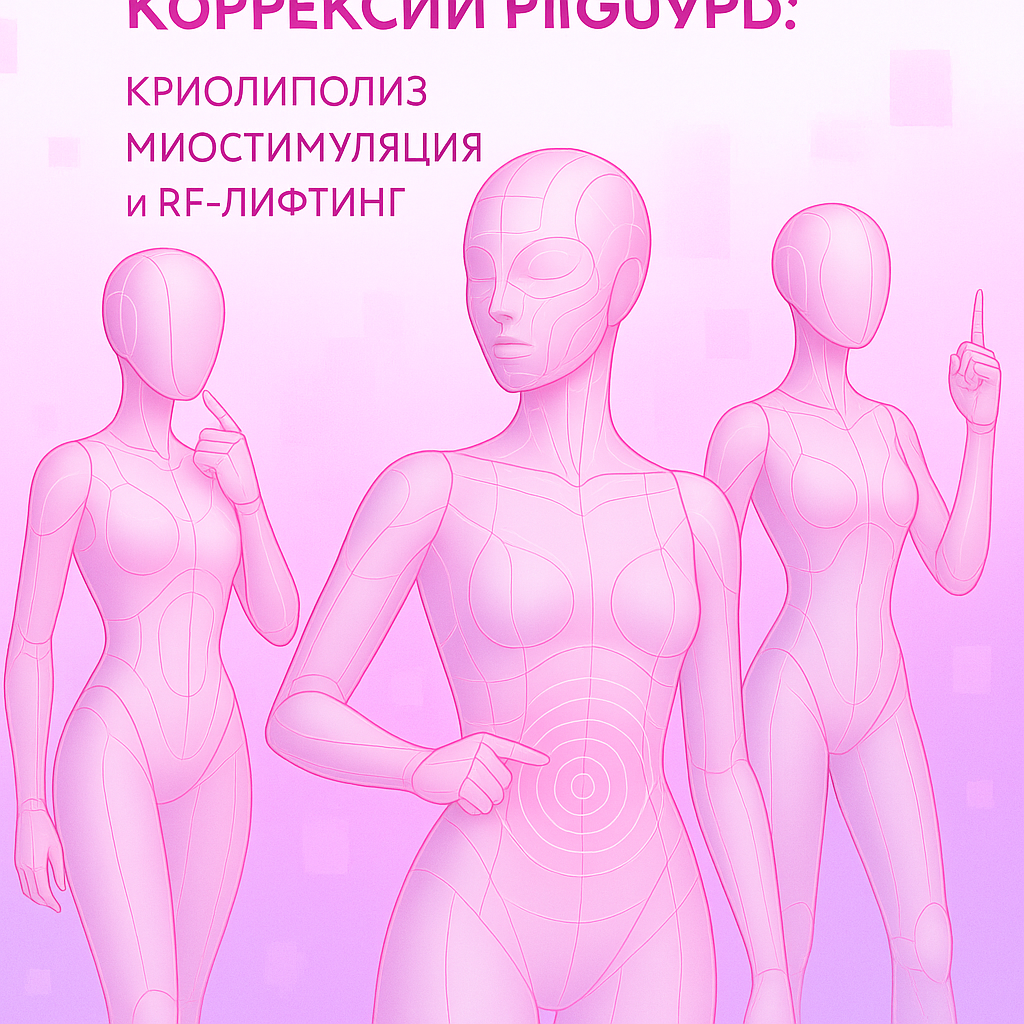 Топ-3 безоперационных методов коррекции фигуры: криолиполиз, миостимуляция и RF-лифтинг